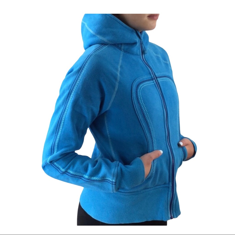 Lululemon Blue Turquoise Scuba Hoodie